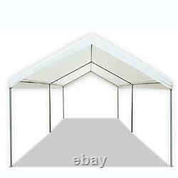 10x20 FT Carport Canopy Tent Steel Heavy Duty Outdoor Portable Car Shelter 6 Leg