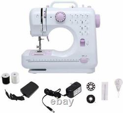 12 Stitches 2 Speed Heavy Duty Sew Light Weight Portable Machine with Foot Pedal
