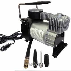 12v 100psi Portable Pump Heavy Duty Car Air Compressor Trye Deflator Inflator