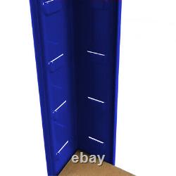 (1500 x 700 x 300) mm Heavy Duty Storage Racking 5 Tier Blue Shelving Boltles