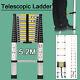 17ft Portable Heavy Duty Multi-purpose Aluminium Telescopic Ladder Extendable Uk