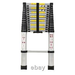 17ft Portable Heavy Duty Multi-Use Aluminium Telescopic Ladder Extendable Safety