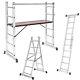 1.4-3.8m Heavy Duty Multi-purpose Aluminium Telescopic Folding Ladder Extendable