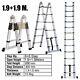 1.4-3.8m Portable Heavy Duty Multipurpose Aluminium Telescopic Extendable Ladder