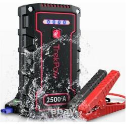 2500A Car Jump Starter Battery Heavy Duty Booster Power Pack TrekPow 12V IP68 UK