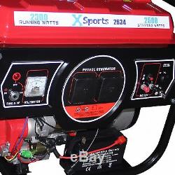 2800W Electric Start 6.5HP Heavy Duty 4 Stroke Petrol Generator'XSports Pro