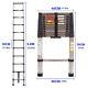 2.6m-5m Portable Heavy Duty Multi-purpose Telescopic Extendable Folding Ladder
