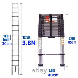 2.6M-5M Portable Heavy Duty Multi-Purpose Telescopic Extendable Folding Ladder