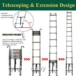 2.6M-5M Portable Heavy Duty Multi-Purpose Telescopic Extendable Folding Ladder