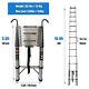 2.6-5m Heavy Duty Multi-purpose Portable Telescopic Extendable Folding Ladder Uk