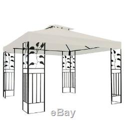 2-Tier Replacement Patio Gazebo Canopy Cover 3m x 3m Outdoor Garden Shelter Tent