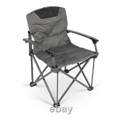 2 x Kampa Stark 180 Heavy Duty Folding Camping Chair Max Load 180kg