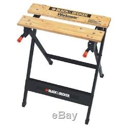 350-Pound Capacity Portable Work Bench Fold Flat Heavy-duty Workmate Workstation