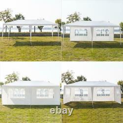 3M x 6M Heavy Duty Gazebo with Sides Marquee Canopy Waterproof Party Tent White UK