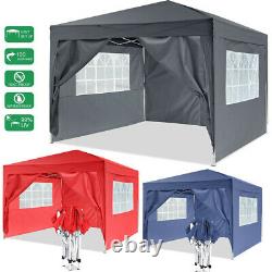 3Mx3M 3Mx6M Heavy Duty Pop Up Gazebo Waterproof Marquee Canopy Garden Party Tent