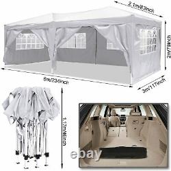 3Mx6M Garden Gazebo Heavy Duty Marquee Market Party Patio Pop Up Tent White New