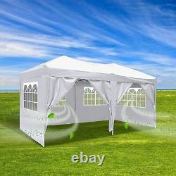 3Mx6M Garden Gazebo Heavy Duty Marquee Market Party Patio Pop Up Tent White New