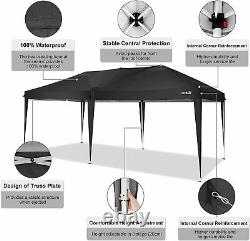 3Mx6M Gazebo Marquee Canopy Heavy Duty with Sides Waterproof Wedding Party Tent UK