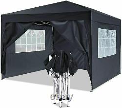 3X3M Heavy Duty Gazebo Waterproof Marquee Canopy Outdoor Garden Party Tent UK