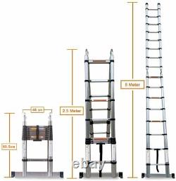 3.2m-6m Portable Heavy Duty Multi-Purpose Aluminium Telescopic Ladder Extendable