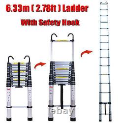3.2m 6m Portable Heavy Duty Multi-Purpose Aluminium Telescopic Ladder Extendable