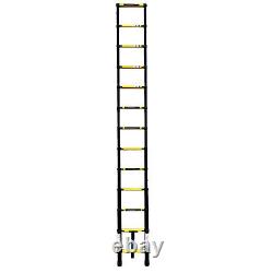 3.8M Heavy Duty Portable Aluminium Telescopic Ladder Extendable 13 Steps 12.5FT