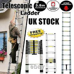 3.8M Portable Heavy Duty Multi-Purpose Aluminium Telescopic Ladder Extendable