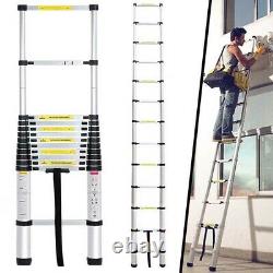 3.8M Portable Heavy Duty Multi-Purpose Aluminium Telescopic Ladder Extendable