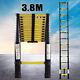 3.8m Portable Multi-purpose Aluminium Telescopic Ladder Upgrade Heavy Duty