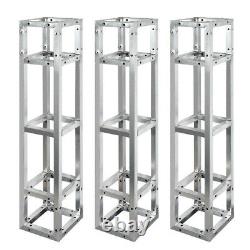 3 Pack Heavy Duty Lighting Truss Frame Square Tube DJ Stage Backdrop Stand