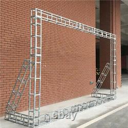 3 Pack Heavy Duty Lighting Truss Frame Square Tube DJ Stage Backdrop Stand