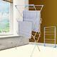 3 Tier Indoor Outdoor Folding Winged Clothes Airer Laundry Washing Drying Rack