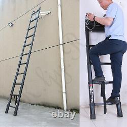 3 to 6m Portable Heavy Duty Multi-Purpose Aluminium Telescopic Ladder Extendable