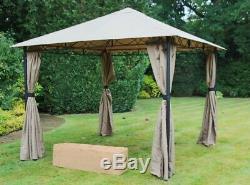3 x 3 m Pop up NO TOOL Gazebo Waterproof Garden Marquee Party Tent Canopy UK