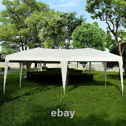 3 x 6m Garden Heavy Duty Gazebo Marquee Party Tent Canopy White