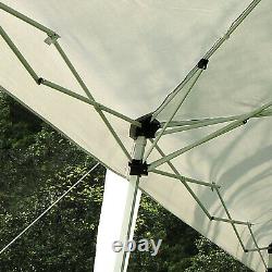 3 x 6m Garden Heavy Duty Gazebo Marquee Party Tent Canopy White