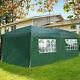 3 X 6m Garden Heavy Duty Pop Up Gazebo Marquee Party Tent Green