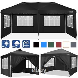 3m x 6m Garden Heavy Duty Pop Up Gazebo Marquee Patio Party Tent Wedding Canopy
