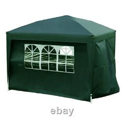 3mx3m Heavy Duty Pop-Up Gazebo Waterproof Outdoor Garden Party Tent with 4 Sides
