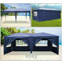 3mx6m Gazebo Heavy Duty Waterproof Garden Portable Tent Side Panel Camping DE