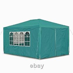 3x3M 3x4M 3x6M Gazebo Waterproof Marquee Canopy Garden Party Tent Heavy Duty UK
