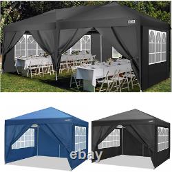 3x3M 3x6M Heavy Duty Gazebo Marquee Canopy Waterproof Garden Patio Party Tent UK