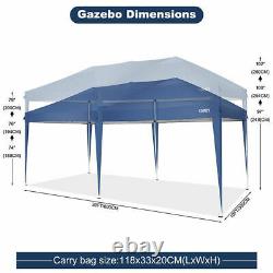3x3M / 3x6M Large Garden Pavilion Heavy Duty Gazebo Party PE Tent Wedding Canopy