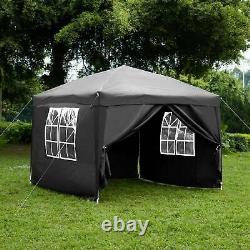 3x3M Gazebo Marquee Canopy Pop-up Waterproof Garden Wedding Party Tent withSandbag
