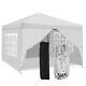 3x3m Gazebo Marquee Canopy Withsides Heavy Duty Waterproof Garden Patio Party Tent