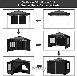 3x3M Gazebo Patio Waterproof Heavy Duty Party Tent withSides Commercial All Season