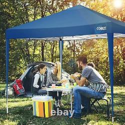 3x3M Gazebo Pop-up Canopy Marquee Waterproof Garden Party Tent With 4Side Panels