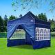 3x3m Heavy Duty Gazebo Pop-up Marquee Canopy Waterproof Garden Party Tent Blue