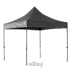 3x3M Heavy Duty Gazebo Pop-up Marquee Canopy Waterproof Garden Party Tent Grey