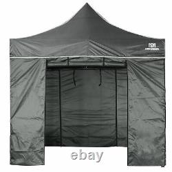 3x3M Heavy Duty Gazebo Pop-up Waterproof Marquee Commercial Grade Tent Grey